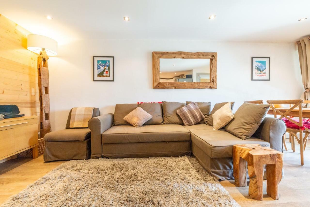 Charmant Apartment Chamonix Center With Mont Blanc View Dış mekan fotoğraf